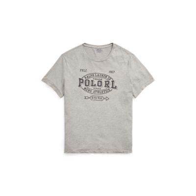 Ralph Lauren Cotton Jersey Graphic T-shirt Spring Heather 5x Big