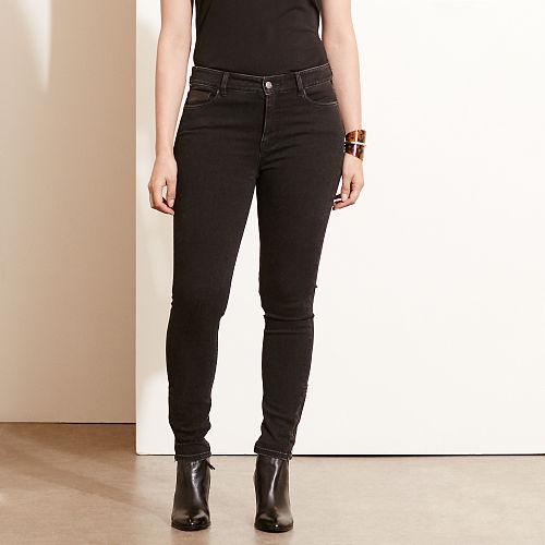 Ralph Lauren Lauren Woman Zip-cuff Skinny Jean Christie Wash