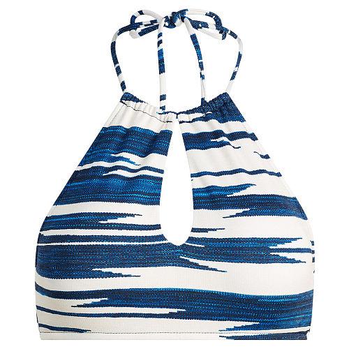 Polo Ralph Lauren Ikat-print Halter Bikini Top