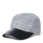 Polo Ralph Lauren Chino Camp Hat Vintage Grey W/ Leather