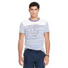 Polo Ralph Lauren Cotton Jersey Graphic T-shirt Deckwash White/blue