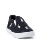 Ralph Lauren Bal Harbour Repeat Slip-on Navy Canvas/white