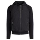 Polo Ralph Lauren Paneled Cotton Hooded Sweater Black