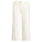 Ralph Lauren Cropped Wide-leg Jean Parchment Wash