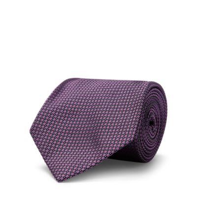Ralph Lauren Patterned Silk Tie Pink