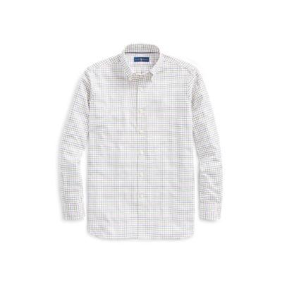 Ralph Lauren Classic Fit Plaid Twill Shirt Cream/motley