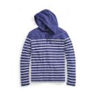 Ralph Lauren Custom Slim Fit Hooded T-shirt Fall Royal/white