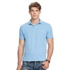 Polo Ralph Lauren Slim Fit Weathered Mesh Polo Nantucket Blue