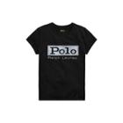 Ralph Lauren Logo Jersey Graphic T-shirt Polo Black