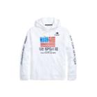 Ralph Lauren Us Open Cotton Hooded T-shirt Pure White