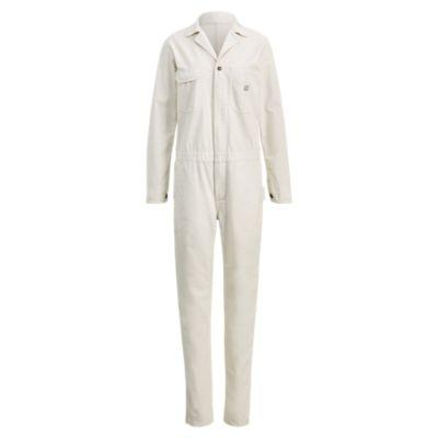 Ralph Lauren Cotton Herringbone Jumpsuit Ecru