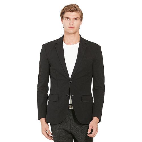 Polo Ralph Lauren Knit Cotton-blend Blazer Polo Black