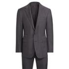 Ralph Lauren Gregory Wool Sharkskin Suit Charcoal