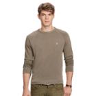 Polo Ralph Lauren Cotton Spa Terry Sweatshirt Dark Fatigue