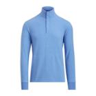 Ralph Lauren Custom Fit Half-zip Pullover Maidstone Blue Heather