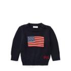 Ralph Lauren Flag Cotton Sweater Hunter Navy 6m