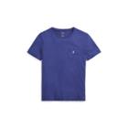 Ralph Lauren Custom Slim Fit Cotton T-shirt Provincetown Blue