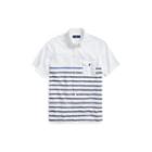 Ralph Lauren Classic Fit Striped Shirt Boating Blue Stripe