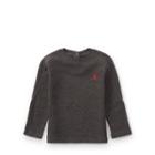 Ralph Lauren Waffle Cotton-blend T-shirt Windsor Heather 6m