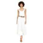 Polo Ralph Lauren Jersey Tank Maxidress White Pearl