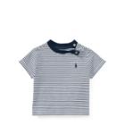 Ralph Lauren Striped Cotton Jersey T-shirt Summer Navy/white 9m