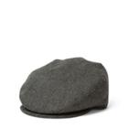 Ralph Lauren Wool Herringbone Driving Cap Black