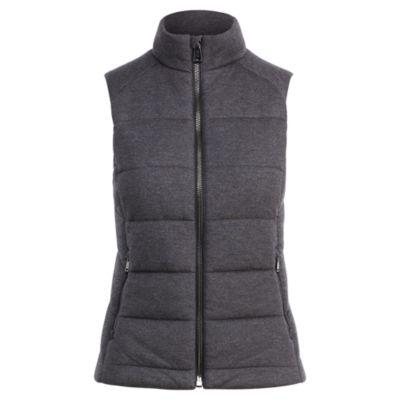Ralph Lauren Quilted Full-zip Vest Onyx Heather