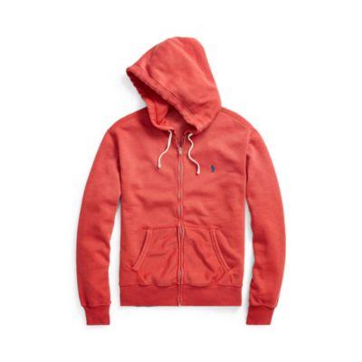 Ralph Lauren Cotton-blend-fleece Hoodie Red Beret