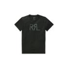 Ralph Lauren Cotton Jersey Graphic T-shirt Faded Black Canvas