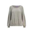 Ralph Lauren Ribbed Cashmere Sweater Light Grey Melange