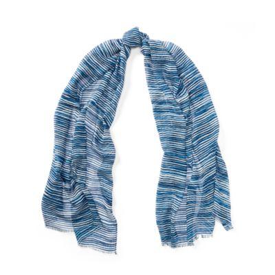 Ralph Lauren Striped Modal Scarf Navy