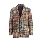 Ralph Lauren Patchwork Plaid Wading Jacket Blue Red Yellow Multi