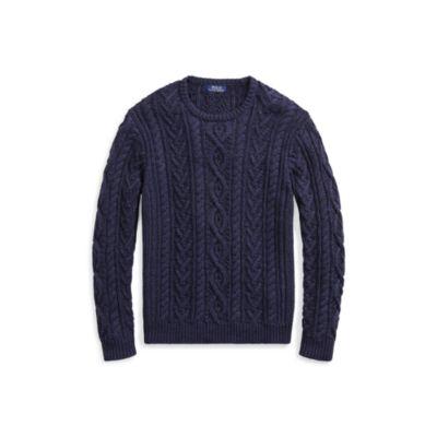Ralph Lauren The Iconic Fisherman's Sweater Navy