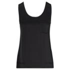 Ralph Lauren Lennox Satin Top Black