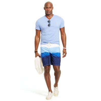 Ralph Lauren Classic-fit V-neck T-shirt Blue Rain L Tall