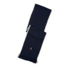 Ralph Lauren Merino Wool Scarf Hunter Navy