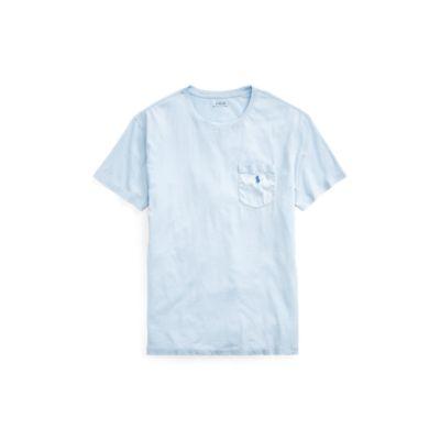 Ralph Lauren Custom Slim Fit Cotton T-shirt Elite Blue