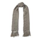 Polo Ralph Lauren Aran-knit Scarf Light Vintage Heather