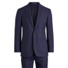 Ralph Lauren Micro-houndstooth Wool Suit Bright Navy And Black
