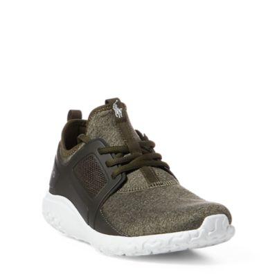 Ralph Lauren Train 150 Mesh Sneaker Deep Olive