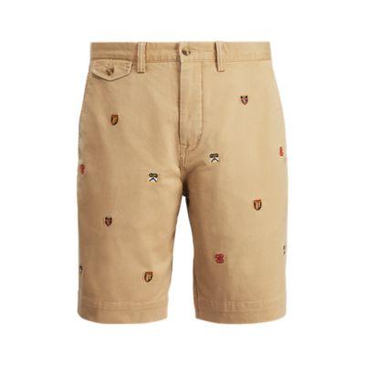 Ralph Lauren Stretch Classic Fit Short Luxury Tan W/emb 36 Tall