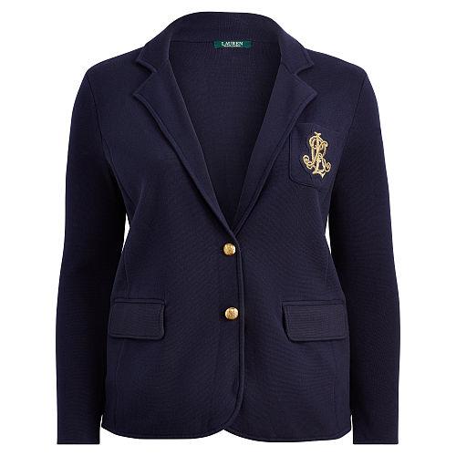 Ralph Lauren Lauren Woman Bullion Patch Knit Blazer
