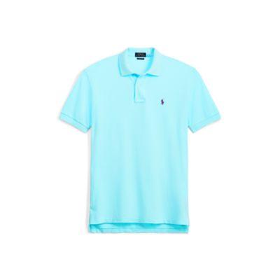 Ralph Lauren Classic Fit Cotton Mesh Polo Soft Aqua