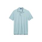 Ralph Lauren Custom Slim Fit Mesh Polo Watch Hill Blue Heather