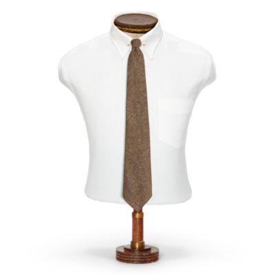 Ralph Lauren Handmade Wool Donegal Tie Brown