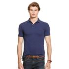 Polo Ralph Lauren Slim-fit Mesh Polo Shirt Spring Navy Heather