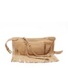 Ralph Lauren Fringed Nubuck Belt Bag Sand