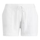 Ralph Lauren Lauren Brushed Terry Drawstring Short White