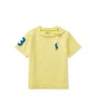 Ralph Lauren Cotton Jersey Crewneck T-shirt Beekman Yellow 12m