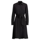 Ralph Lauren Fit-and-flare Shirtdress Polo Black